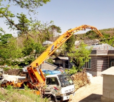 경남함양 목조주택 기초공사완료했습니다...